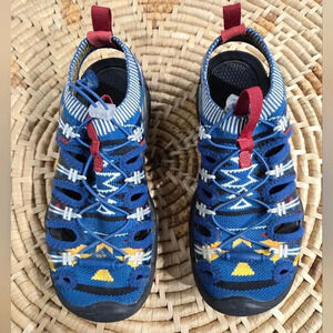 Keen Evofit Aztec Southwest Blue Hiking Water Sandals Shoes 5